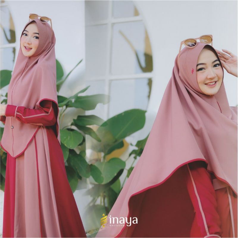 (REDY BY CHAT)GAMIS FENZA SYARI BY INAYA/GAMIS LEBARAN/GAMIS NESTY/GAMIS SENY INAYA/GAMIS TERBARU