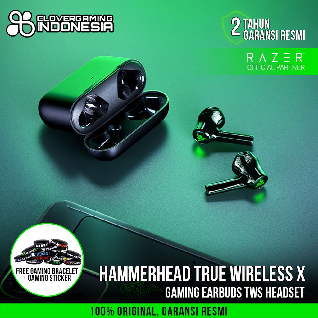 Razer Hammerhead True Wireless X - TWS Gaming Earbuds Headset