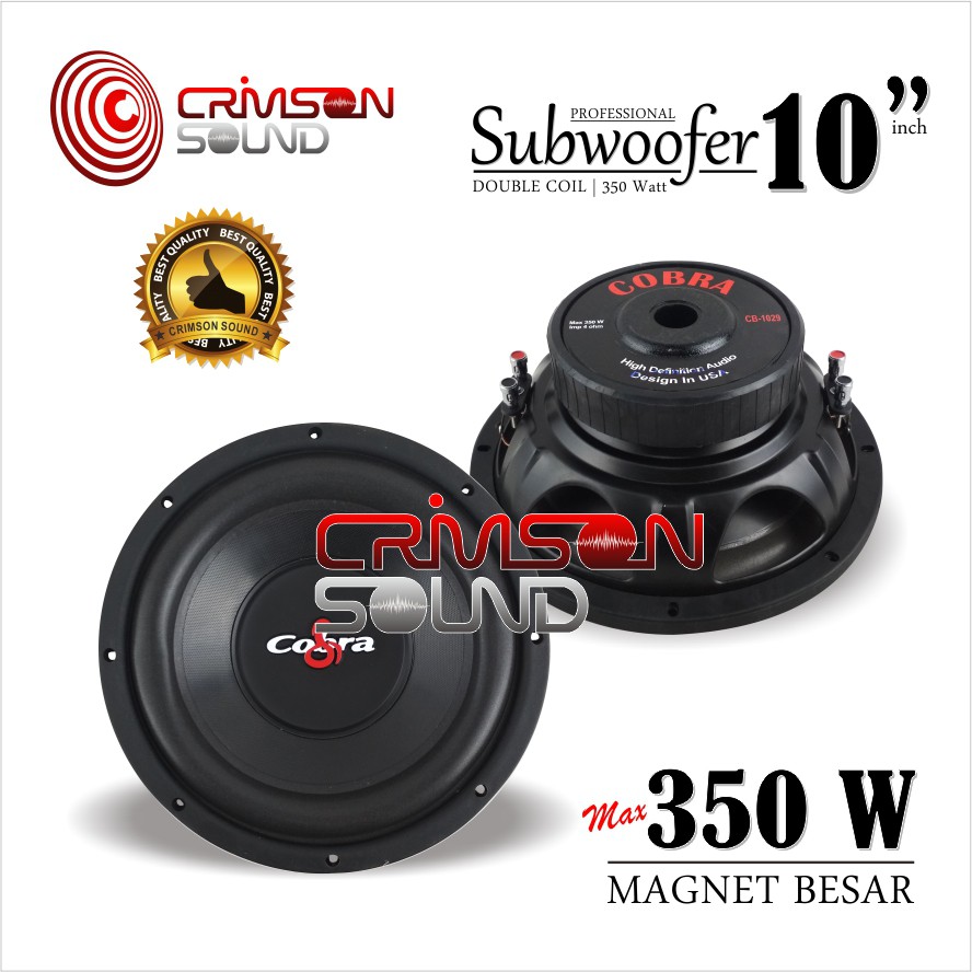 speaker cobra 10 inch