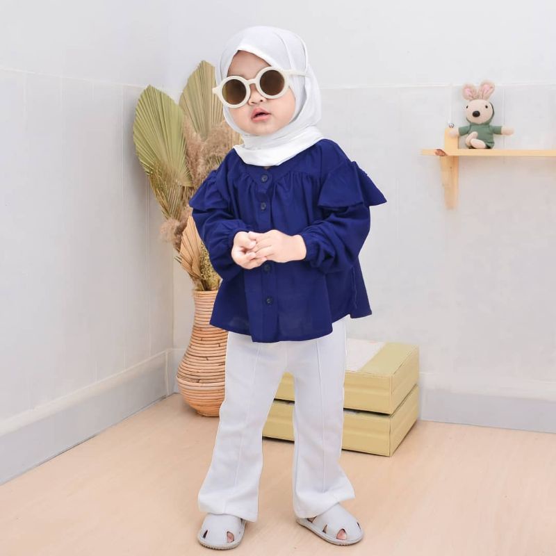 Murah Tangan Panjang Curly Kids/ Atasan Anak Panjang Curly Blouse Keren