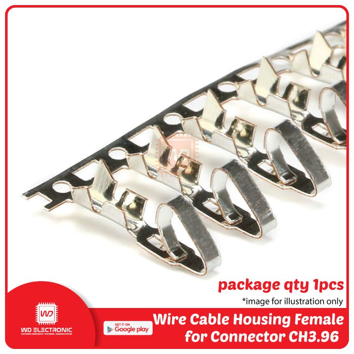 CH3.96 mm molex inner 3.96mm female wire housing metal terminal 3.96