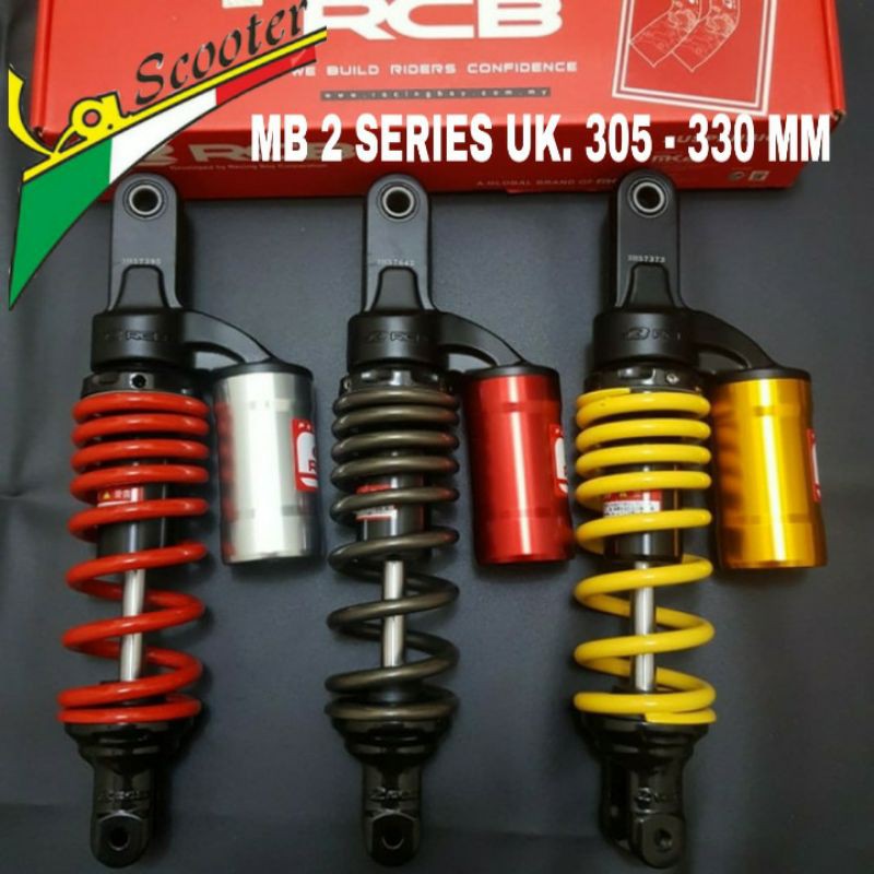 SHOCKBREAKER RCB MB 2 BEAT FI VARIO MIO SCOOPY 305 / 330 mm shock belakang sok matic tabung atas Ori