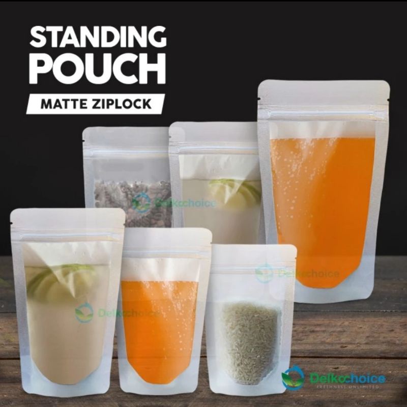 Standing Pouch Ziplock Plastik Klip Kemasan