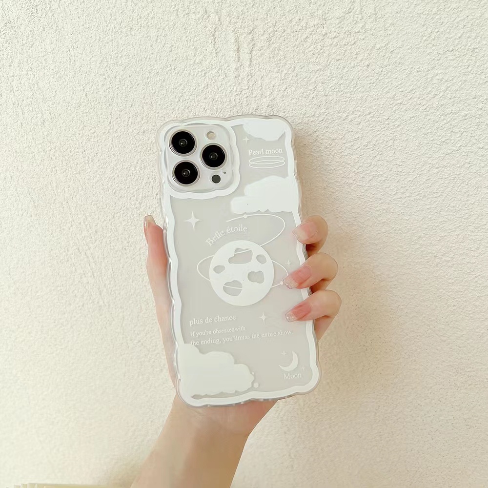 Soft Case Tpu Transparan Motif Kartun Lucu 13 13pro 13prm Untuk iPhone 11 7Plus 8Plus Xr XS 13 12pro Max