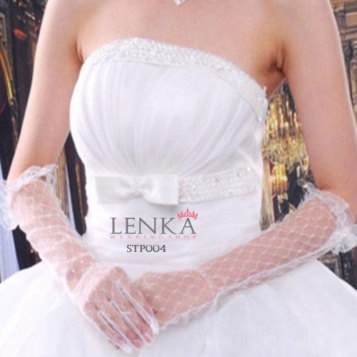 [PRODUK TERLARIS] SARUNG TANGAN PUTIH PANJANG PENGANTIN PESTA BRIDAL GLOVES STP004