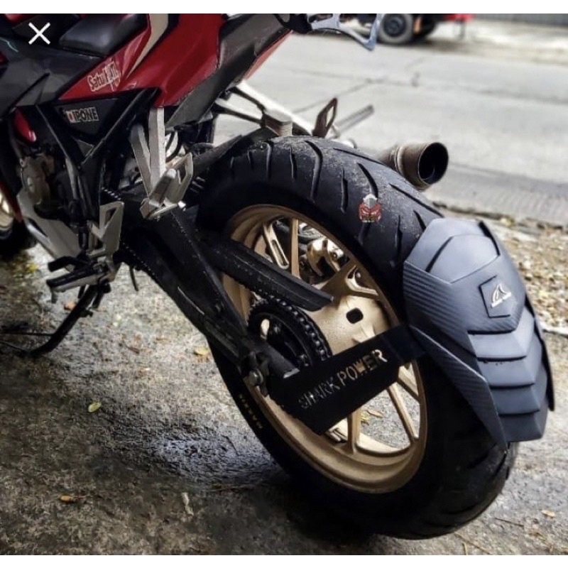 COD Mud Guard/Mudguar New Shark Power Universal R15,Cbr150r,Vixion,Xabre,Ninja,R25 dll
