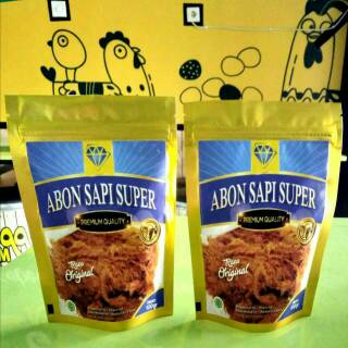 Abon sapi asli bu sarti khas surabaya 100 gram | Shopee