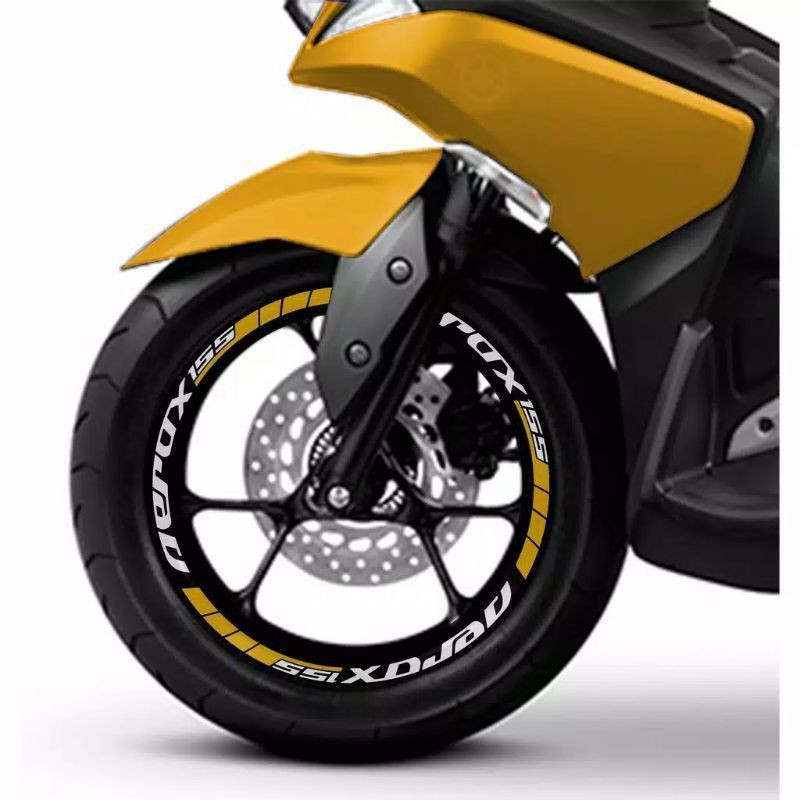 STIKER LIST VELG MOTOR YAMAHA AEROX 155 NEW  CUTTING STICKER