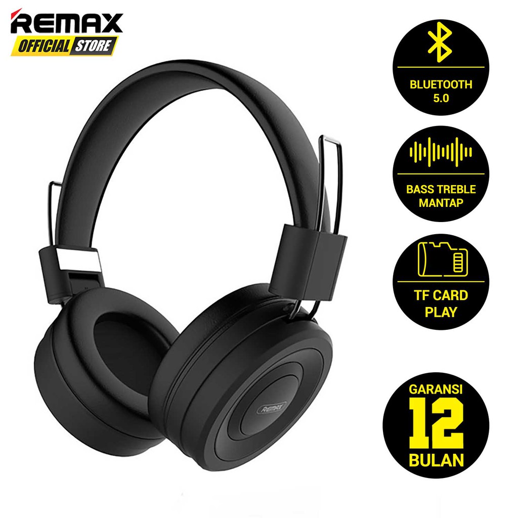 REMAX RB-725HB Headphone Wireless Bluetooth Original Garansi Headphone Murah / Headphone Terbaik