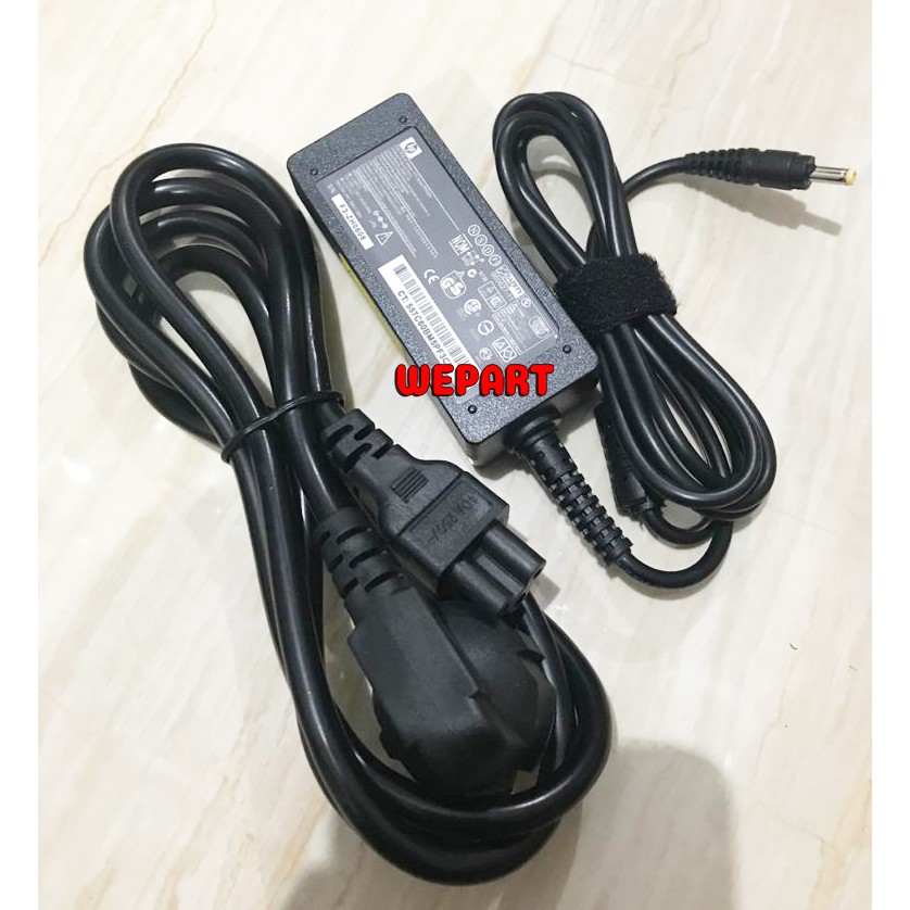 Adaptor Charger Original Laptop HP Mini 110-3000 110-1000 210-1000 210-2000 19v 1.58a 4.0 x 1.7mm