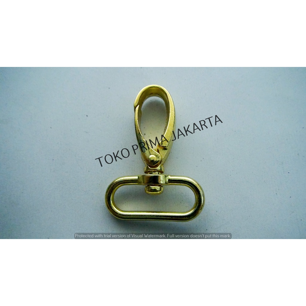 

AKSESORIS CANTELAN GANTUNGAN KOKOT KAITAN METAL BAG HOOK PENGAIT BESI 212-30 MAS