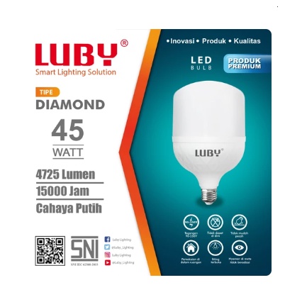 Lampu Led Luby 45 Watt Type Diamond Cahaya Sangat Terang