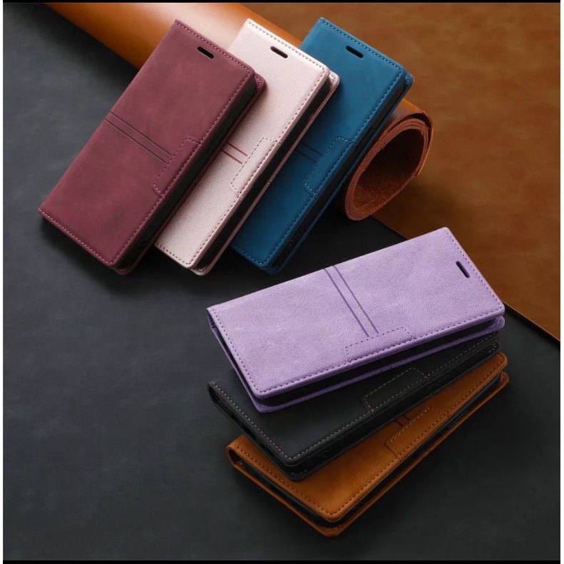 flip case magnet Samsung Galaxy A22 4G /samsung A22 5G /samsung M32 /samsung M22 Casing sarung Dompe