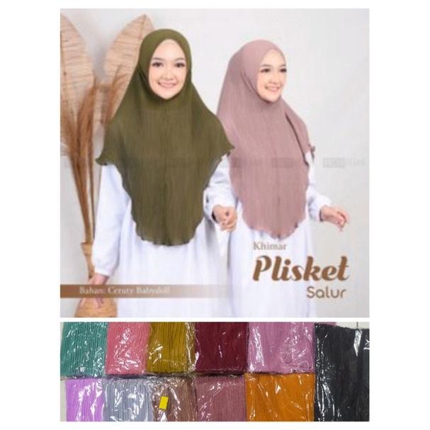 BERGO PLISKET [[ Kerudung / Hijab / bergo plisket ]]