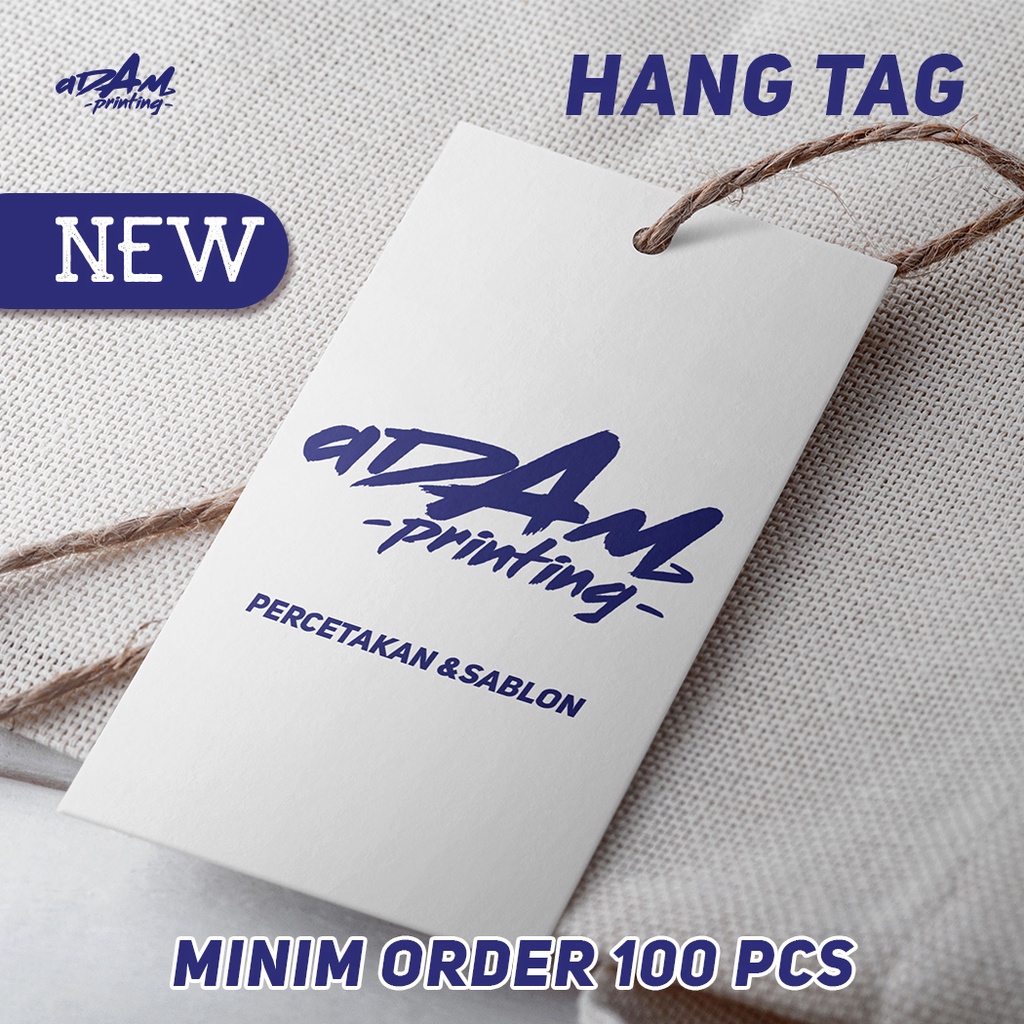 

HANGTAG / LABEL BAJU - CUSTOME MURAH - NEW!