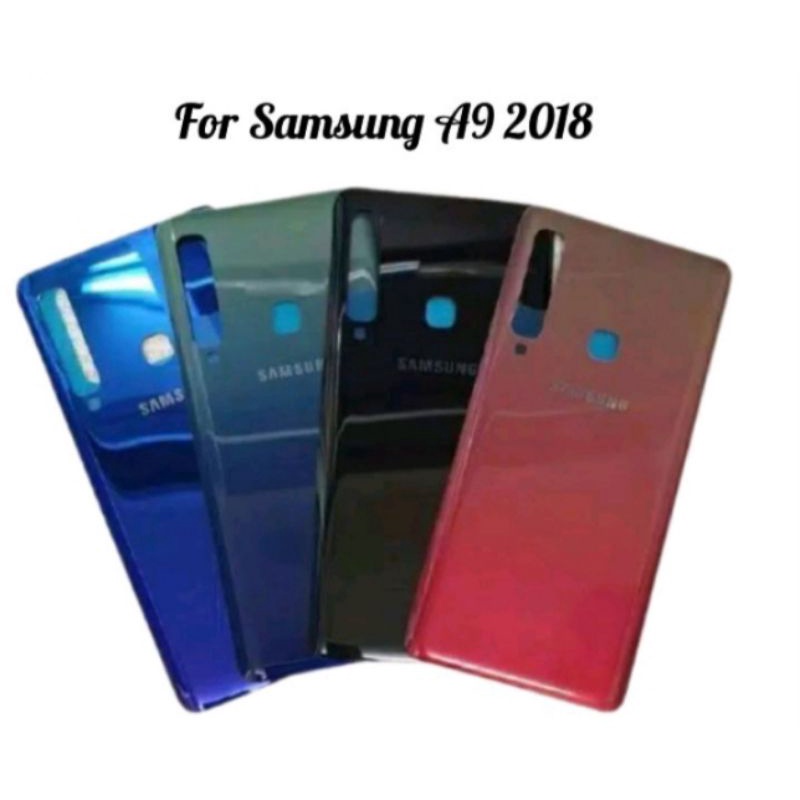 BACKDOOR BACK DOOR CASING BELAKANG TUTUP BATERAI SAMSUNG A9 2018 A920F A920 ORIGINAL KACA