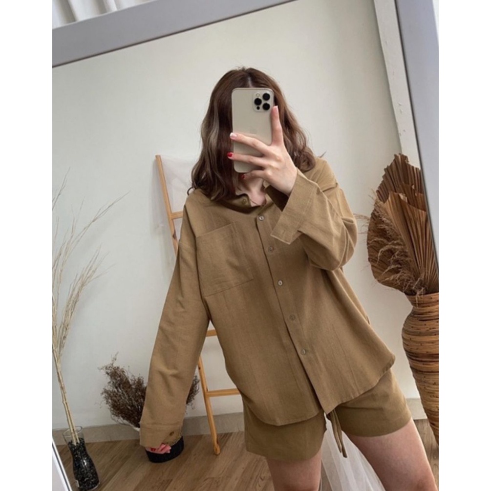 Eria Linen Set-Walnut