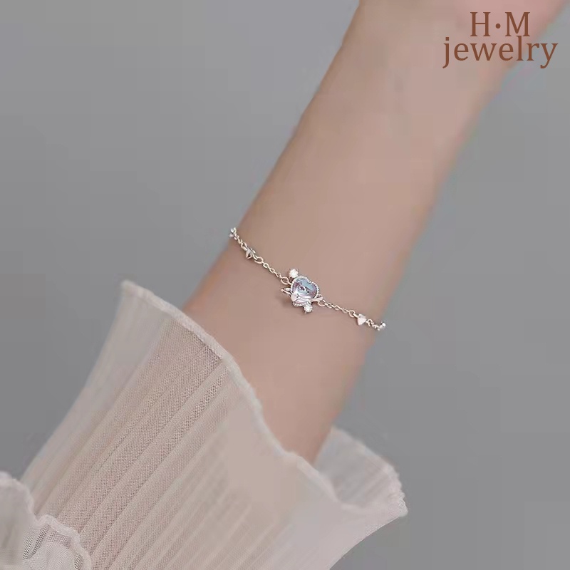 Gelang Desain Aurora Hati Gaya Minimalis Untuk Wanita 2022