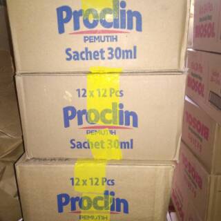 Jual Proclin Saset Pemutih Pakaian 30 ml isi 12 sachet | Shopee Indonesia