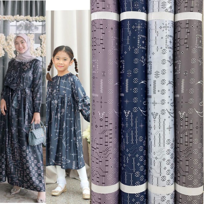 Kain DSilk motif Semesta Alam harga setengah meter