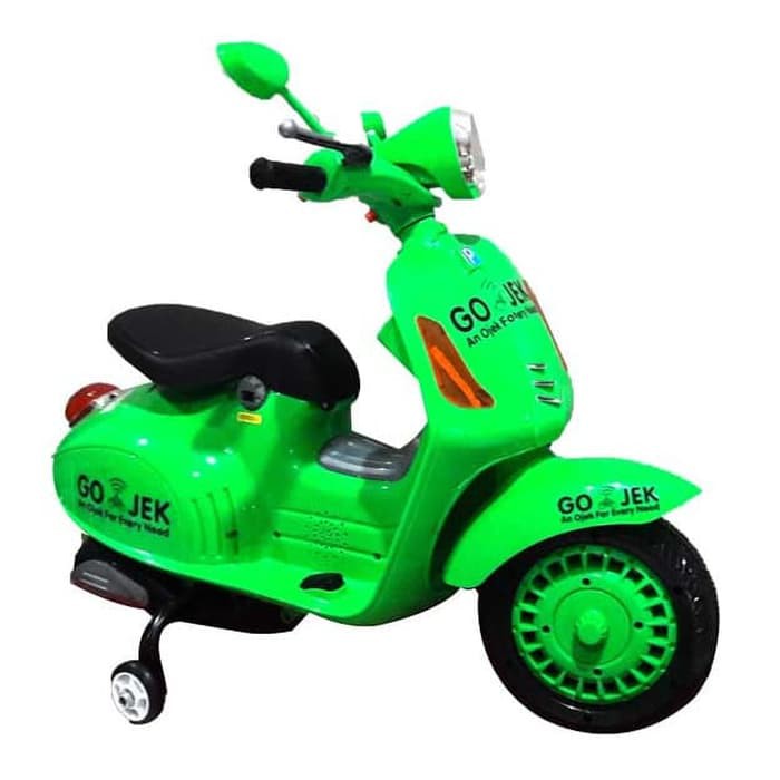 D'BEST -  MOTOR AKI GOJEK - MOB-3021G / MOTOR ANAK LUCU MURAH BANGET PAKAI AKI