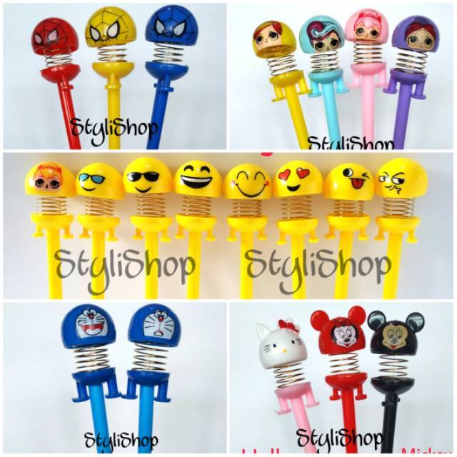 

Bulpen Pir Karakter, Pulpen Karakter, Ballpen Motif Anak dan Dewasa