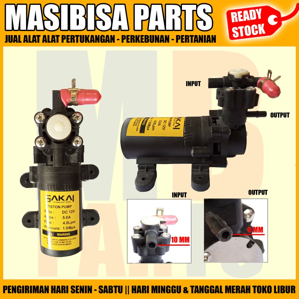 POMPA MISTING UNTUK WALET / DINAMO PUMP DC / PISTON PUMP HI PRESSURE