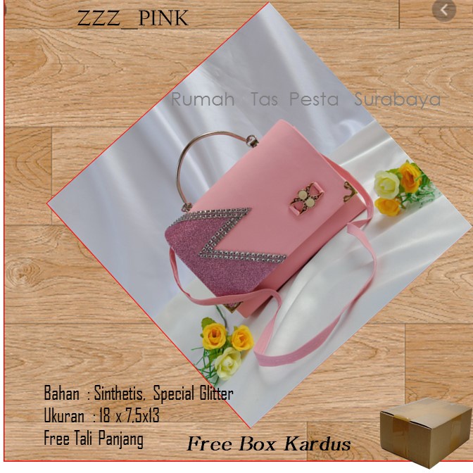 Tas Gliter,Tas Cantik,Tas Elegant,ZZZ__PINK