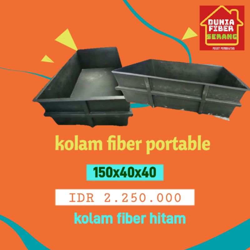 kolam ikan fiber standar