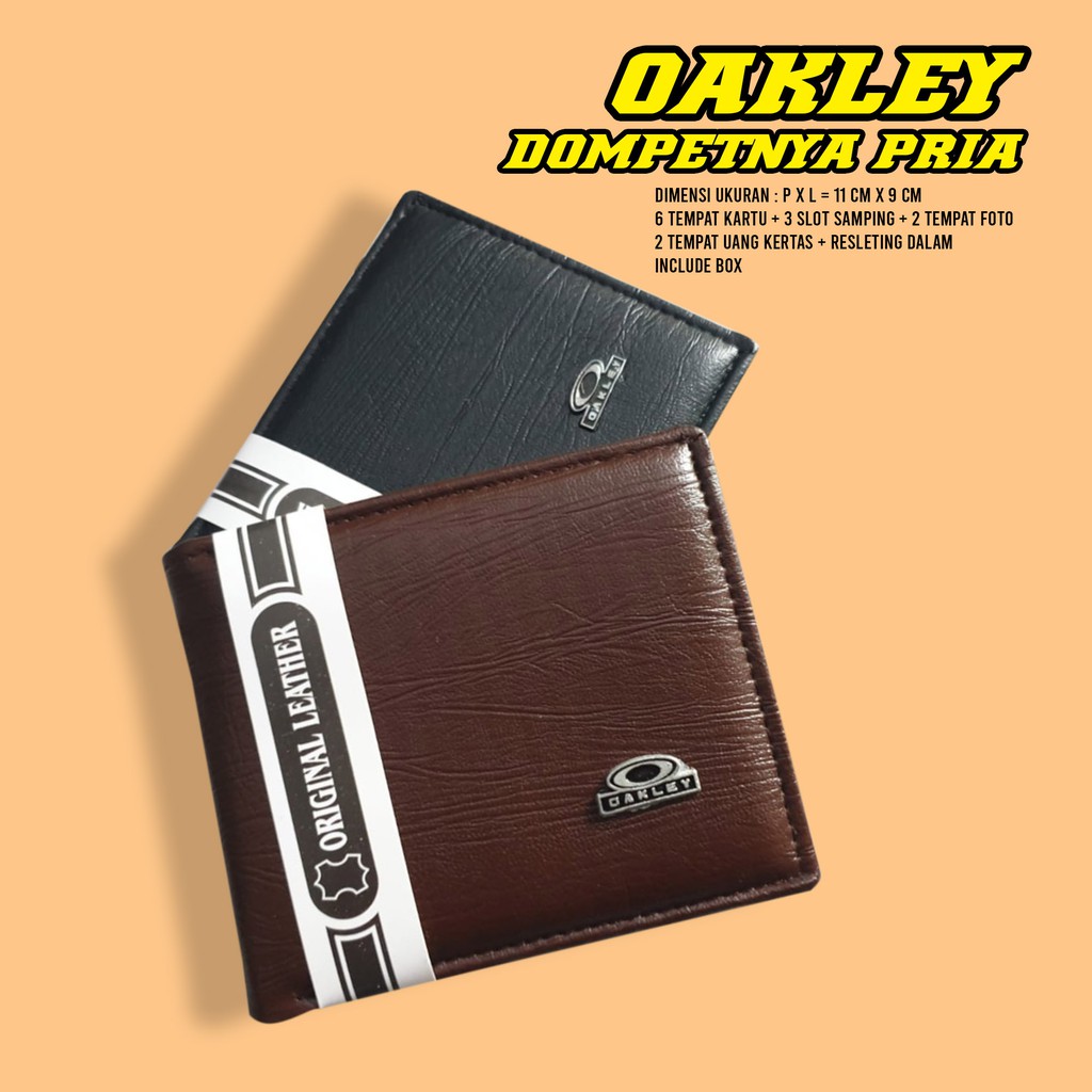 Dompet Oakley Pria | Dompet Pria Merek Oakley  | Dompet Kulit Pria Oakley  | Dompet Oakley