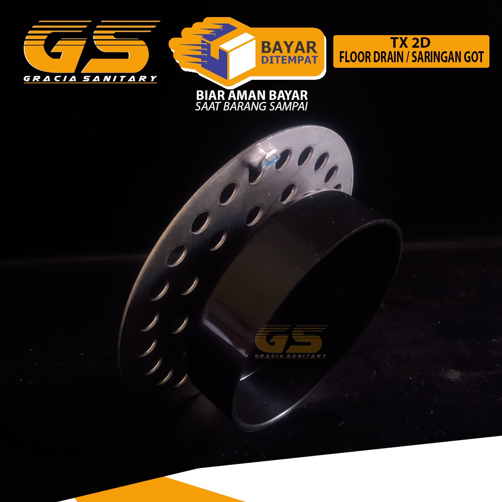 Saringan Got Stainless Ledeng Floor Drain Vicenzzo TX-2D Stainless Steel SUS 304