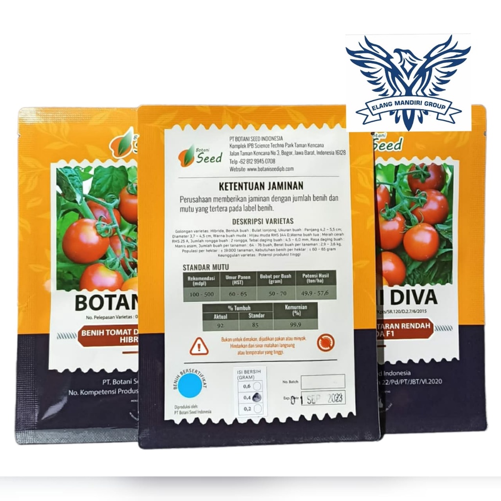 Benih Bibit Tomat Botani Diva 115 Butir Botani Seed
