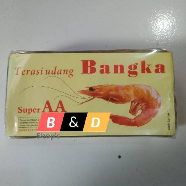 

SUPER AA. Terasi Udang Bangka Asli Netto 1 Kg.