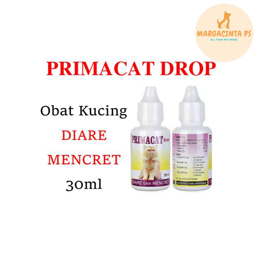 Obat Diare Mencret Kucing Primacat 30 ml