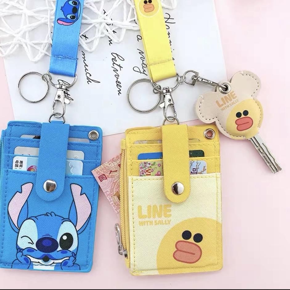 

Langsung Order Name Card Holder Name Tag 5 SLOT Gantungan ID Card dengan tempat koin GH2.