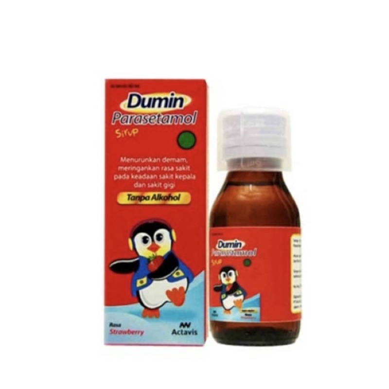 Dumin sirup 60 ml ( sirup penurun panas anak )