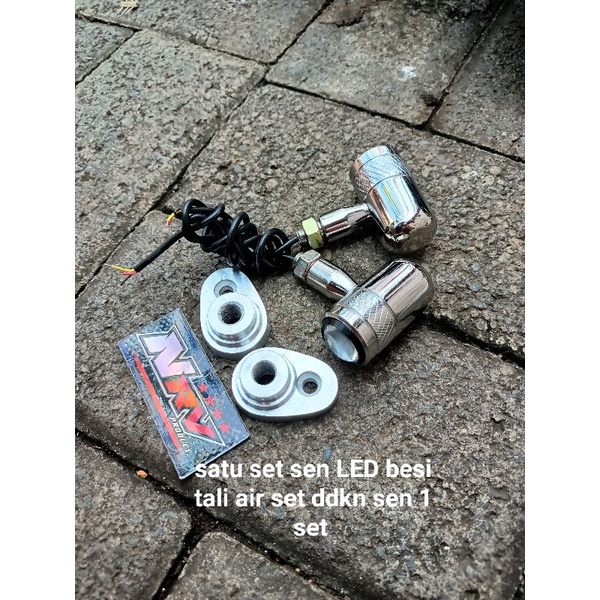 riting cb LED 1set riting LED besi set dudukan sen 1 set /riting cb LED besi