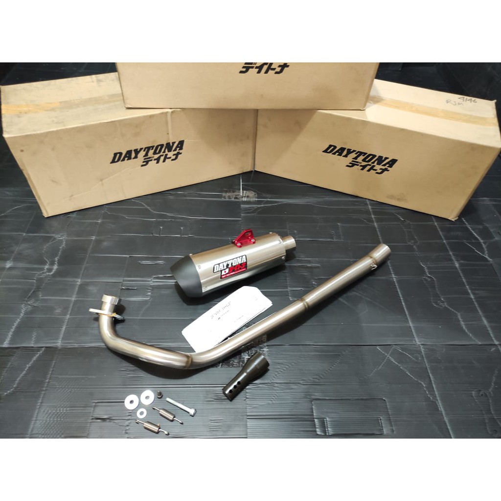 KNALPOT DAYTONA RACING GP TAPER MX KING 150 COMPETITION FULL SYSTEM