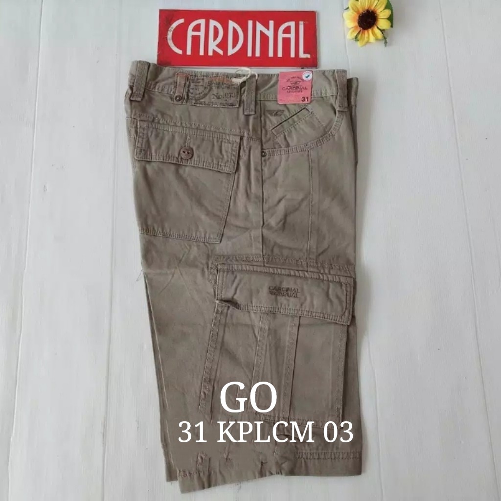 gof 31-KPL 2 CARDINAL KEMPOL CASUAL Celana Pendek Cowok Celana Kempol Fashion Pria Brand Kekinian