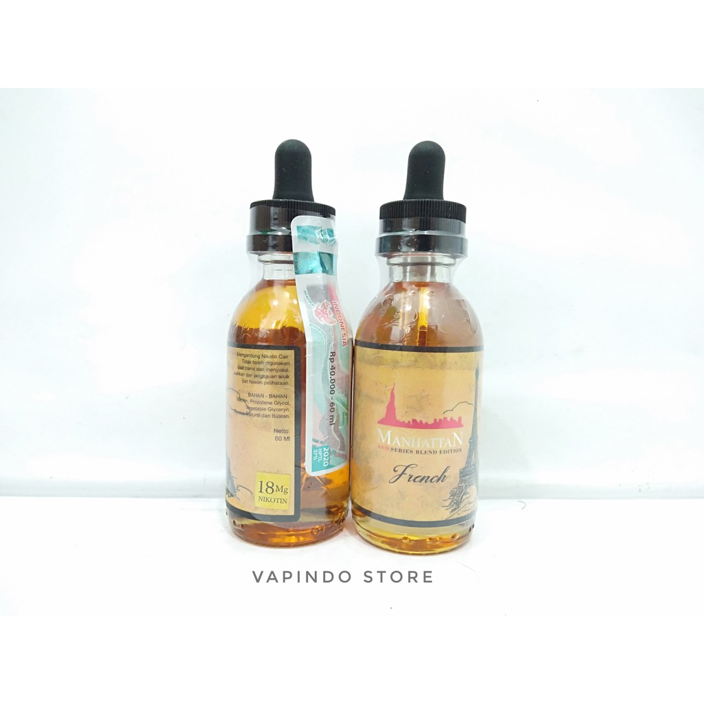 18MG MANHATTAN FRENCH 60ML RUM VANILLA RAISIN CAKE PREMIUM LIQUID VAPE