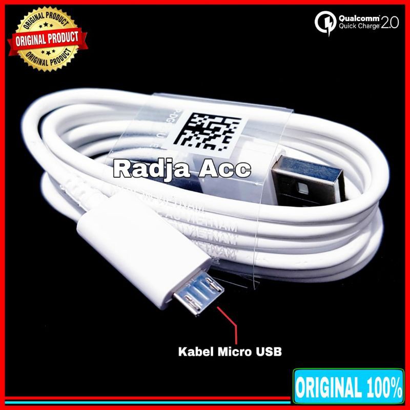 Kabel Data Samsung Galaxy Note5 S6 S7 EDGE Original 100% Fast Charging Micro USB