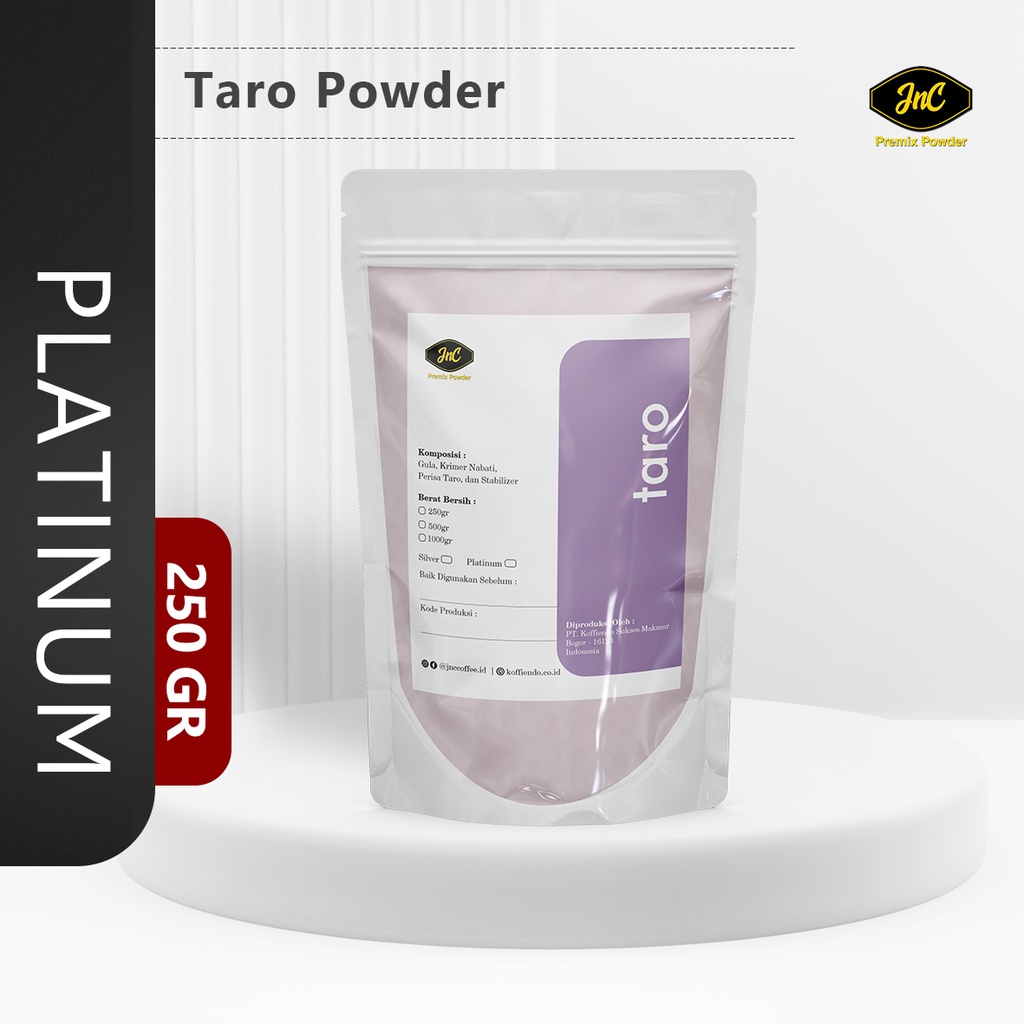 JnC Taro Powder 250gr - 500gr I Bubuk minuman