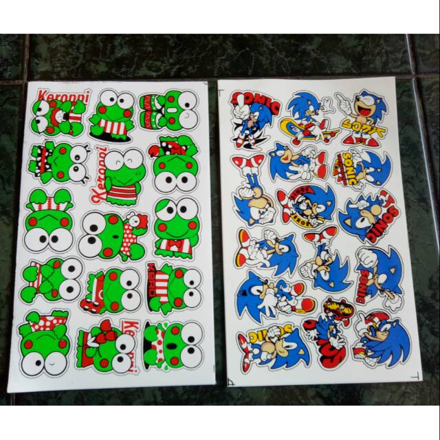 

Stiker tempel serbaguna kartun, islam, dll