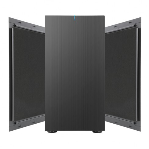 CASE ABKONCORE CRONOS ZERO NOISE MINI | mATX | ABS | Anti Noise | 2Fan