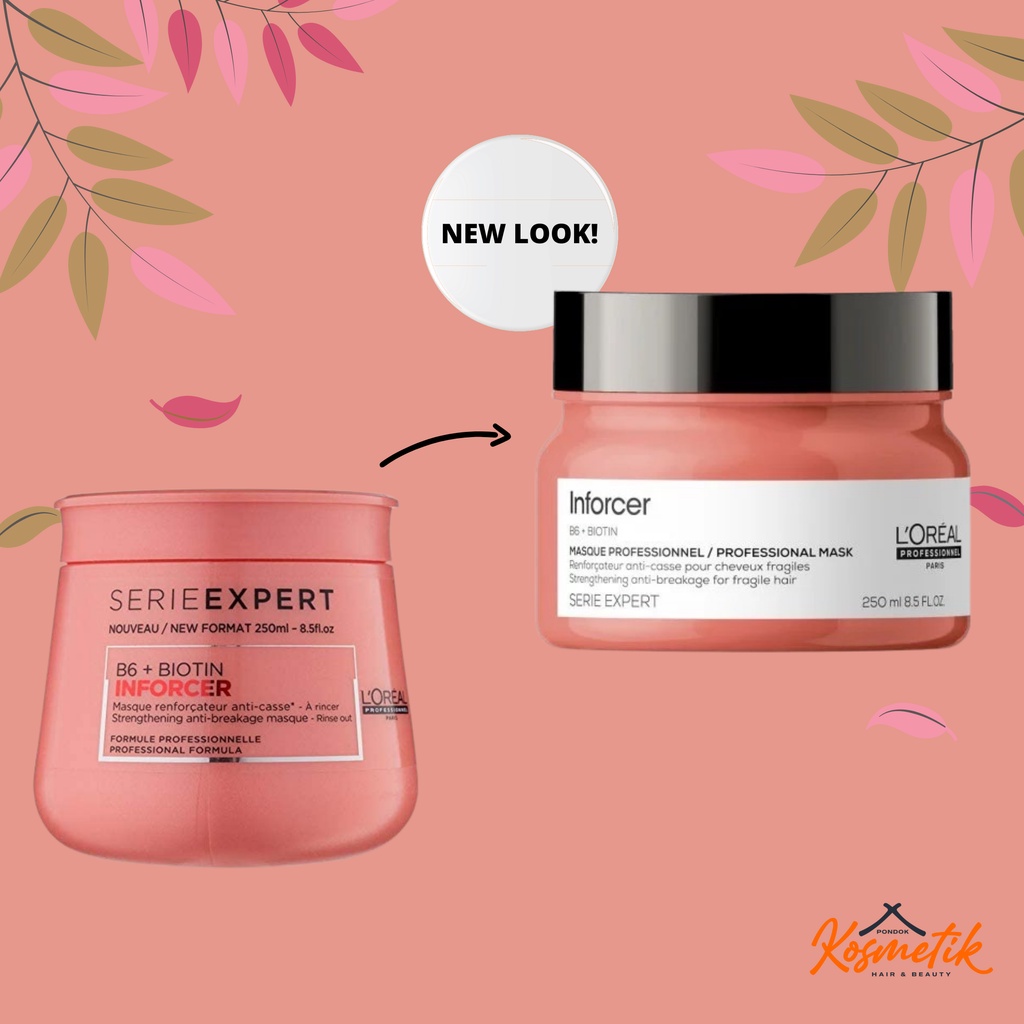 LOREAL PROFESSIONNEL SERIE EXPERT INFORCER HAIR MASK 250ML BERCABANG PATAH-1