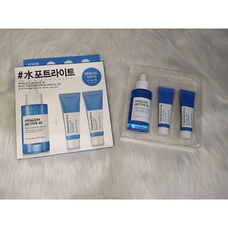 NATURE REPUBLIC HYALON ACTIVE 10 BLUE CAPSULE SERUM