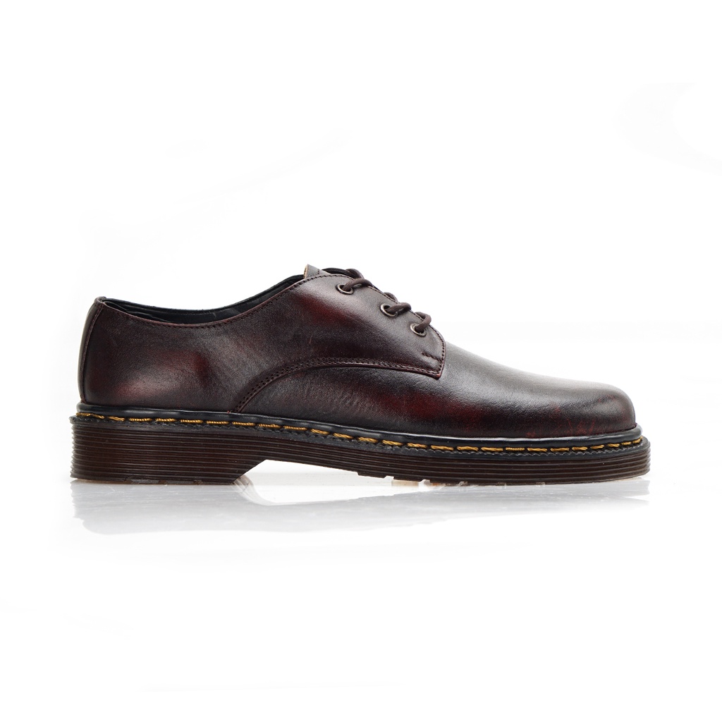 Kalmar Maroon (Kulit Asli) - Sepatu Pantofel kulit Asli dokmart sepatu docmart pendek sepatu dokmart kulit asli - Pantopel Pria Kasual Formal Kerja Kantor Kuliah oxford original