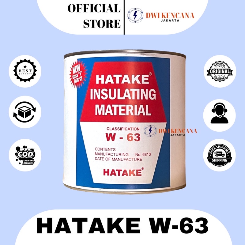 [TERMURAH] LEM PELAPIS KAWAT TEMBAGA HATAKE W-63 INSULATING MATERIAL SIRLAK VARNISH HATAKE DINAMO
