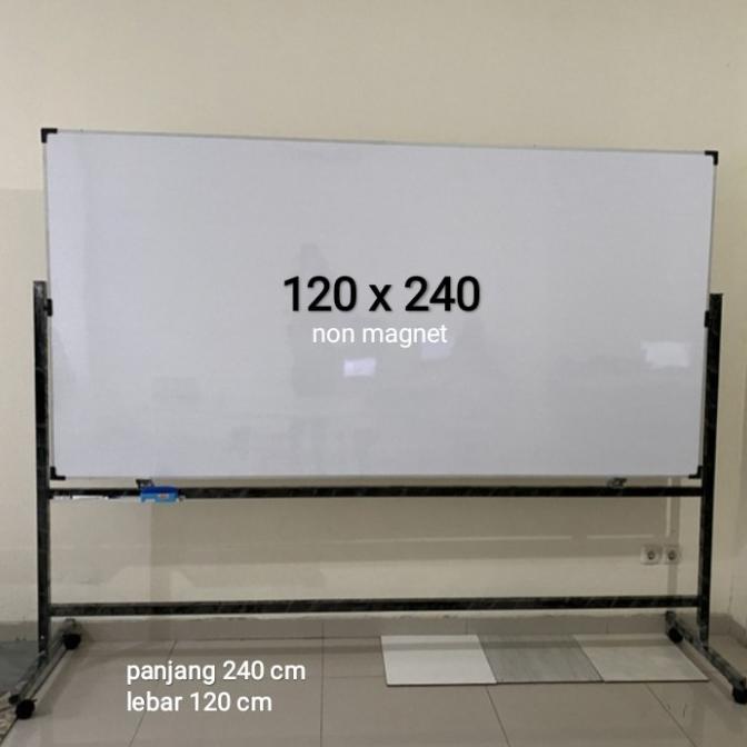 

Office & Stationery | Alat Tulis | Whiteboard Standing 120 X 240 Cm | Best Seller