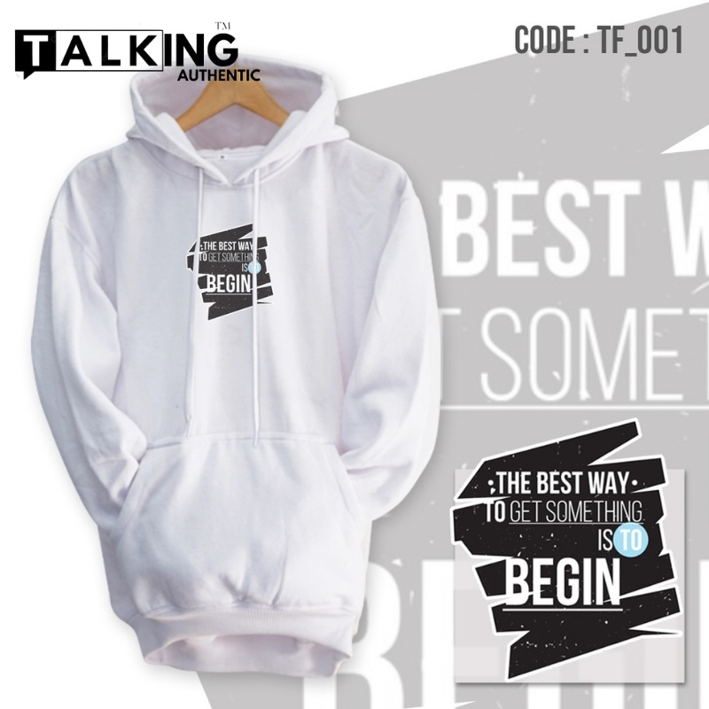 Sweater Hoodie Pria Wanita Putih Switer Cowok Kachios Jumper Hodie Simple Terbaru Jaket Hudi Cotton Ori Tebal Original Distro Talking Authentic Brand Local Bandung Sweatshirt Hoodie Aesthetic